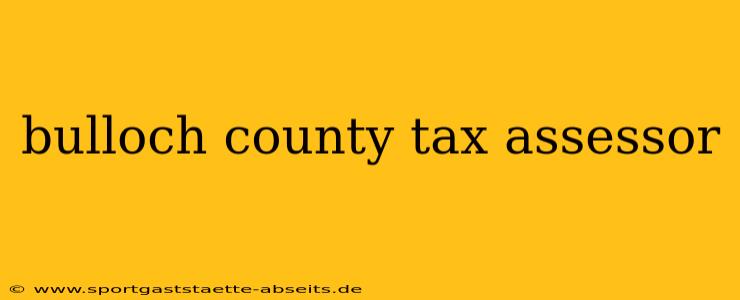 bulloch county tax assessor