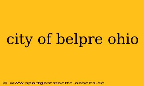 city of belpre ohio
