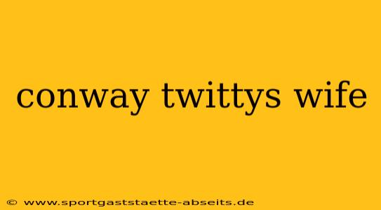 conway twittys wife
