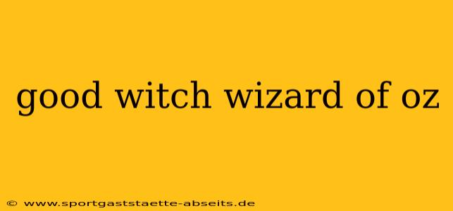 good witch wizard of oz