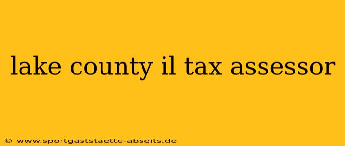 lake county il tax assessor
