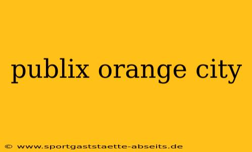 publix orange city