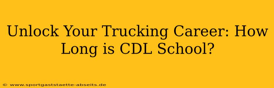 Unlock Your Trucking Career: How Long is CDL School?